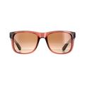 Ray-Ban Rectangle Unisex Transparent Light Brown Gradient Justin 4165 - One Size