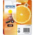 Original Epson 33 Yellow Ink Cartridge (C13T33444012)