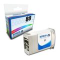 Remanufactured 80 (C4846A) Cyan Ink Cartridge Replacement for HP Printers