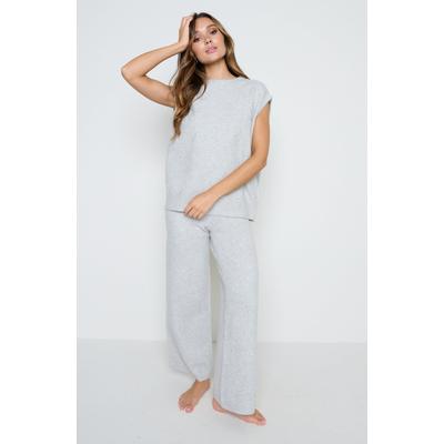 Millie Knit Trousers - Grey