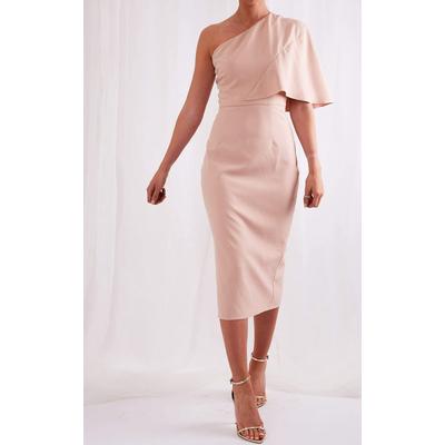 Sienna One Shoulder Dress - Pink