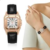 Fashion Simple Fashion Square Diamond Belt Ladies Watch Gift Watch