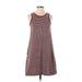 Sonoma Goods for Life Casual Dress - A-Line: Brown Stripes Dresses - Women's Size X-Small