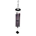 Red Carpet Studios 10307 56 in. Metal Diamonds Tuned Wind Chime with S-Hook Multi Color