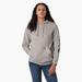 Dickies Women's Water Repellent Sleeve Logo Hoodie - Heather Gray Size 2Xl (FW202)