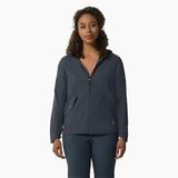 Dickies Women's Performance Hooded Jacket - Airforce Blue Size S (SJF400)