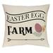 Moocorvic Easter Pillow Easter Decor Easter Pillow Covers Rabbit Easter Bunny Egg Decorative Throw Pillow Sofa Cushion Cover Home Decor Pillow for Outdoor Easter Gifts Easter Toys