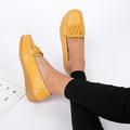 NECHOLOGY Tennis Shoes Womens Casual Slip On Women Comfort Walking Flat Loafers Casual Shoes Driving Loafers Women Casual Shoes Yellow 8