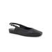 Women's Vittoria Sling Back Flat by SoftWalk in Black (Size 6 1/2 M)