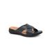 Women's Tillman 5.0 Slip On Sandal by SoftWalk in Navy (Size 10 1/2 M)