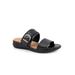 Women's Toki Slip On Sandal by SoftWalk in Black (Size 10 1/2 M)