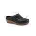 Wide Width Women's Amber 3.0 Mule by SoftWalk in Black (Size 6 W)