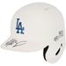 Mookie Betts Los Angeles Dodgers Autographed Rawlings White Matte Mini Batting Helmet