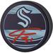 Philipp Grubauer Seattle Kraken Autographed 2022-23 Reverse Retro Hockey Puck