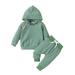 Qufokar mas Knitted Doll Gift Bags 3 Piece Baby Boy Outfits Kids Baby Boys Girls Long Sleeve Patchwork Hoodie Sweatshirt Tops Striped Pants Trousers Outfit Set 2Pcs Clothes Casual Joggers