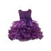 Dinosaur Outfit for Girls School Clothes for Girls Size 7-8 Girls Spring Summer Solid Party Wedding Flower Dress Party Princess Mesh Baby Girl Holiday Dress Big Girls Knee Length Dress