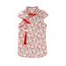 Dress Size 5 Dresses with Sleeves for Girls Short Sleeve Floral Dress Girls Baby Princess Toddler Rabbit Cheongsam Printed Girls Dress&Skirt Cotton Dresses Girls Size 10 Girl Fall Clothes