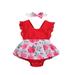 Qufokar Baby Girl Clothes 12 18 Months Coats for Baby Girls Lace Bodysuit Dress+Headband Floral Girls Romper Sleeveless Baby Backless Girls Romper&Jumpsuit