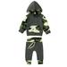 Qufokar Toddler Baby Boy Football Outfit Easter Outfits for Boys T Outfits Set Pants Baby Shirt Camouflage Boy Hooded Boys Outfits&Set