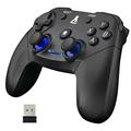 THE G-LAB K-Pad Thorium Wireless - Gaming-Controller PC & PS3 mit integrierter Vibration, Gamepad-Game-Controller-Kabel verbunden - Joystick für PC Windows XP-7-8-10, PS3, Android (Kabellos)