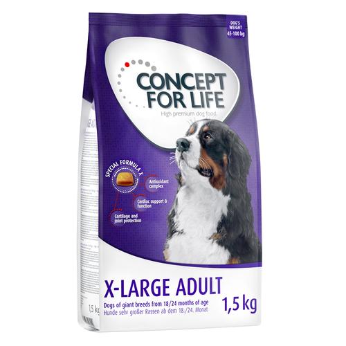 1,5kg X-Large Adult Concept for Life Hundefutter trocken