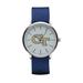 Navy Georgia Tech Yellow Jackets Stitch Nylon Strap Watch