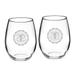 Oakwood University Ambassadors Team Design Two-Piece 21oz. Stemless Wine Glass Set