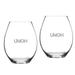 Northwestern Ohio Racers Team Logo Two-Piece 20oz. Stemless Riedel Red Wine Glass Set