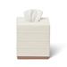 Roselli Trading Company Resin Tissue Box Cover Resin in White | Wayfair NRE-02