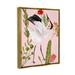 Stupell Industries Tropical Crane Bird Botanicals Giclee Art By Melissa Wang Canvas in Blue/Pink/White | 21 H x 17 W x 1.7 D in | Wayfair