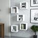 East Urban Home Corinne 5 Piece Square Accent Shelf Wood in White | 11.81 H x 11.81 W x 9.45 D in | Wayfair F103311399154C2B8E2B22C31E98EE0A