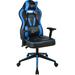 East Urban Home Vendetta Gaming Chair in Blue/Black | 47.24 H x 24.41 W x 18.11 D in | Wayfair 8EA83B3DF87C4371A9CDD8213358BA5F