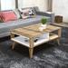 East Urban Home Balentine Coffee Table w/ Storage Wood in Brown | 15.75 H x 35.43 W x 23.62 D in | Wayfair 671BF9D6F8BE40CD8DEA83FA4655100F