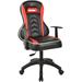 East Urban Home Luppo Gaming Chair in Black/Red | 40.55 H x 20.87 W x 14.96 D in | Wayfair 21D8AAD49A42447FBD107D592B0FFD5A