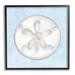 Stupell Industries Sand Dollar Aquatic Waves Pattern Giclee Art By Diannart Canvas in Blue/Gray | 17 H x 17 W x 1.5 D in | Wayfair as-736_fr_17x17