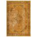 Orange 79 x 39 x 0.31 in Area Rug - East Urban Home Delossantos Oriental Machine Woven Velvet Area Rug | 79 H x 39 W x 0.31 D in | Wayfair