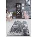 Black/Gray 31 x 0.39 in Area Rug - East Urban Home Nocera Abstract Machine Made Tufted /Velvet Area Rug in Gray/Black | 31 W x 0.39 D in | Wayfair