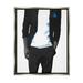 Stupell Industries Modern Chic Dressed Man Giclee Art By Beth Ann Lawson Wood in Black/Brown/White | 31 H x 25 W x 1.7 D in | Wayfair