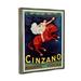 Stupell Industries Cinzano Vermouth Vintage Ad Giclee Art By Marcus Jules Canvas in Black/Red/White | 21 H x 17 W x 1.7 D in | Wayfair