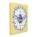 Stupell Industries Bee Nice Floral Insect Wreath Giclee Art By Be Ni La Canvas in Blue/White/Yellow | 30 H x 24 W x 1.5 D in | Wayfair