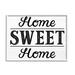 Stupell Industries Sweet Home Farmhouse Sign Giclee Art By Jalynn Heerdt Wood in Black/Brown/White | 11 H x 14 W x 1.5 D in | Wayfair