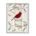 Stupell Industries Cardinals Appear Loved Ones Near Phrase Giclee Art By Jetty Home, LLC. Wood in Brown/Gray/Red | 30 H x 24 W x 1.5 D in | Wayfair