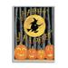 Stupell Industries Happy Halloween Forest Witch at-169 Wood in Black/Brown/Orange | 14 H x 11 W x 1.5 D in | Wayfair at-169_gff_11x14