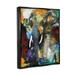 Stupell Industries Layered Elephant Bold Wildlife Framed Giclee Art By Design Fabrikken Wood in Brown/Gray/Red | 31 H x 25 W x 1.7 D in | Wayfair