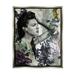 Stupell Industries Floral Blossom Woman Collage Framed Giclee Art By Design Fabrikken Wood in Black/Brown/Gray | 21 H x 17 W x 1.7 D in | Wayfair