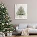 Stupell Industries Rustic Seashell Christmas Tree Canvas Wall Art By Cindy Jacobs Canvas in White | 48 H x 36 W x 1.5 D in | Wayfair