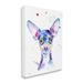 Stupell Industries Happy Chihuahua Casual Composition Floater Canvas Wall Art By Jen Seeley Canvas in Blue/Indigo/White | Wayfair as-971_cn_16x20