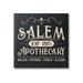 Stupell Industries Salem Apothecary Vintage Witch Sign Canvas Wall Art By Angela Nickeas Canvas in Black/White | 30 H x 30 W x 1.5 D in | Wayfair