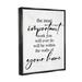 Trinx Important Work You Will Do Family Phrase by Lil' Rue - Floater Frame Textual Art on Canvas in Black | 21 H x 17 W x 1.7 D in | Wayfair