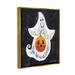 The Holiday Aisle® You Had Me at Boo Ghost by Becca Barton Licensing - Floater Frame Graphic Art on Canvas in Black/Orange | Wayfair
